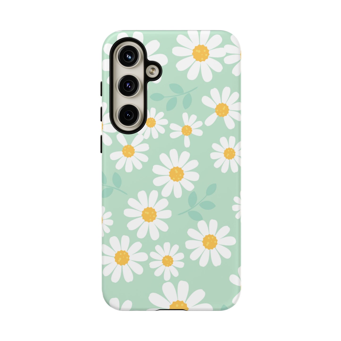 Charming Daisy Floral Tough Samsung Galaxy Case – Spring Pastel Design, Shockproof & Slim