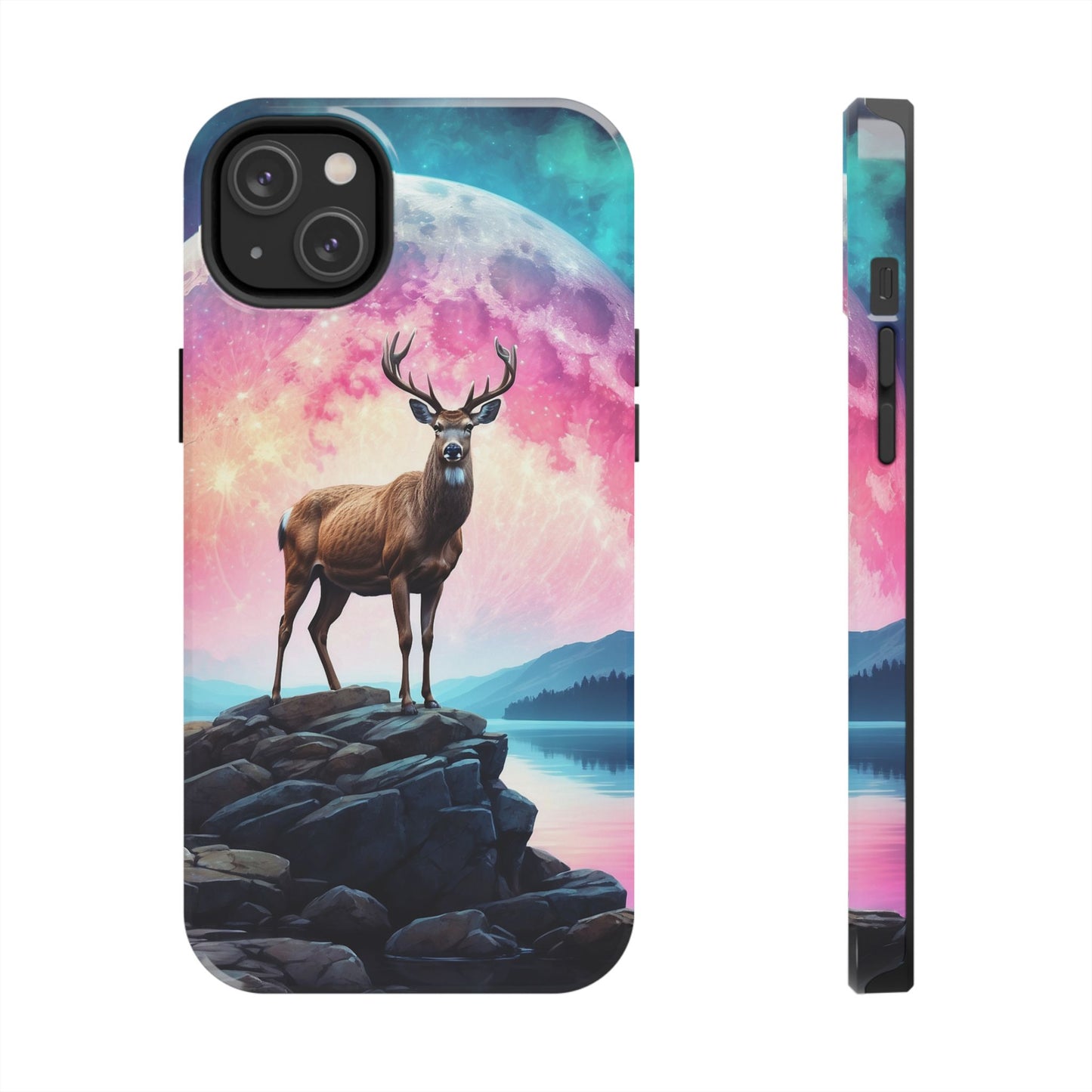 Stag in Moonlit Glow iPhone Case