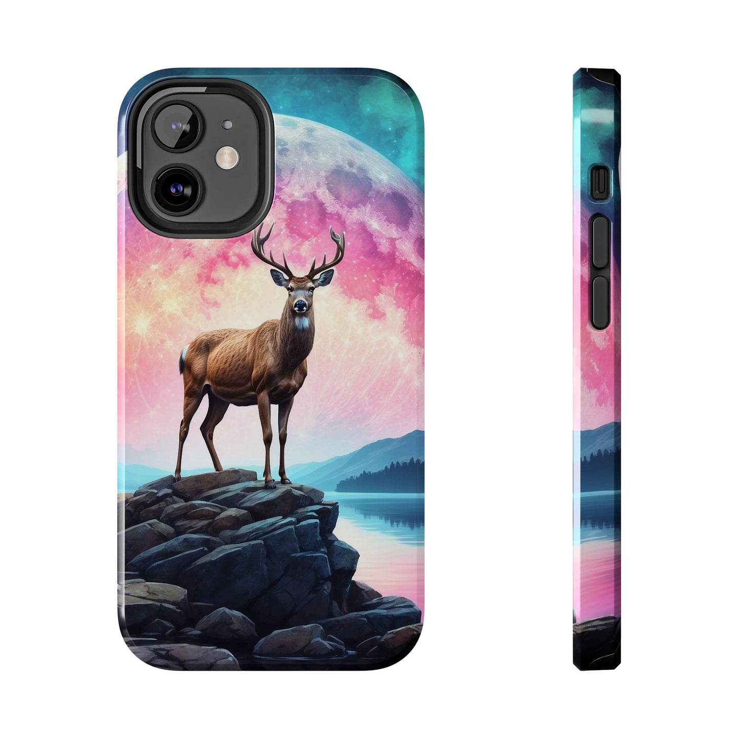 Stag in Moonlit Glow iPhone Case