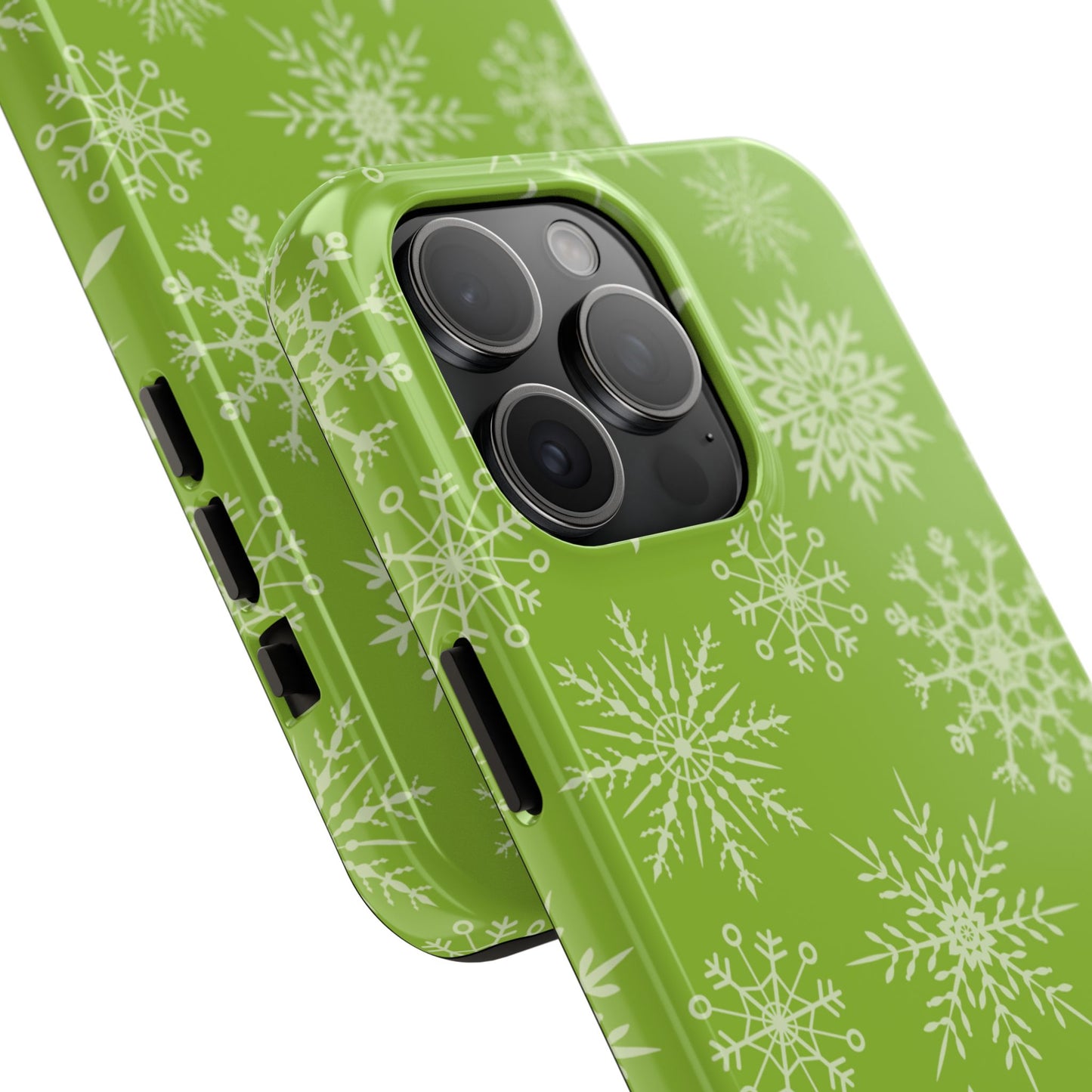 Green Snowflake Pattern – iPhone Series Case