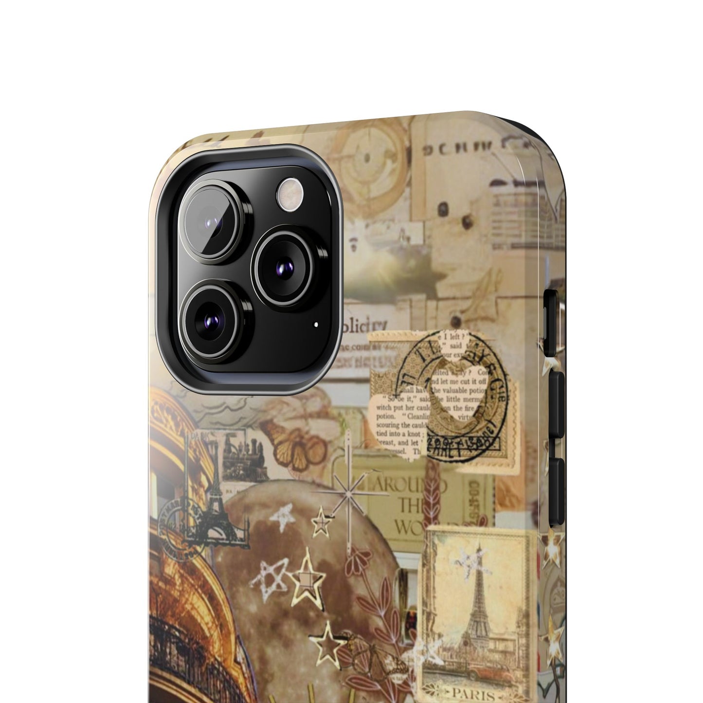 Parisian Dream Collage iPhone Case – Dual - Layer Protection with Vintage French Aesthetic - BOGO Cases