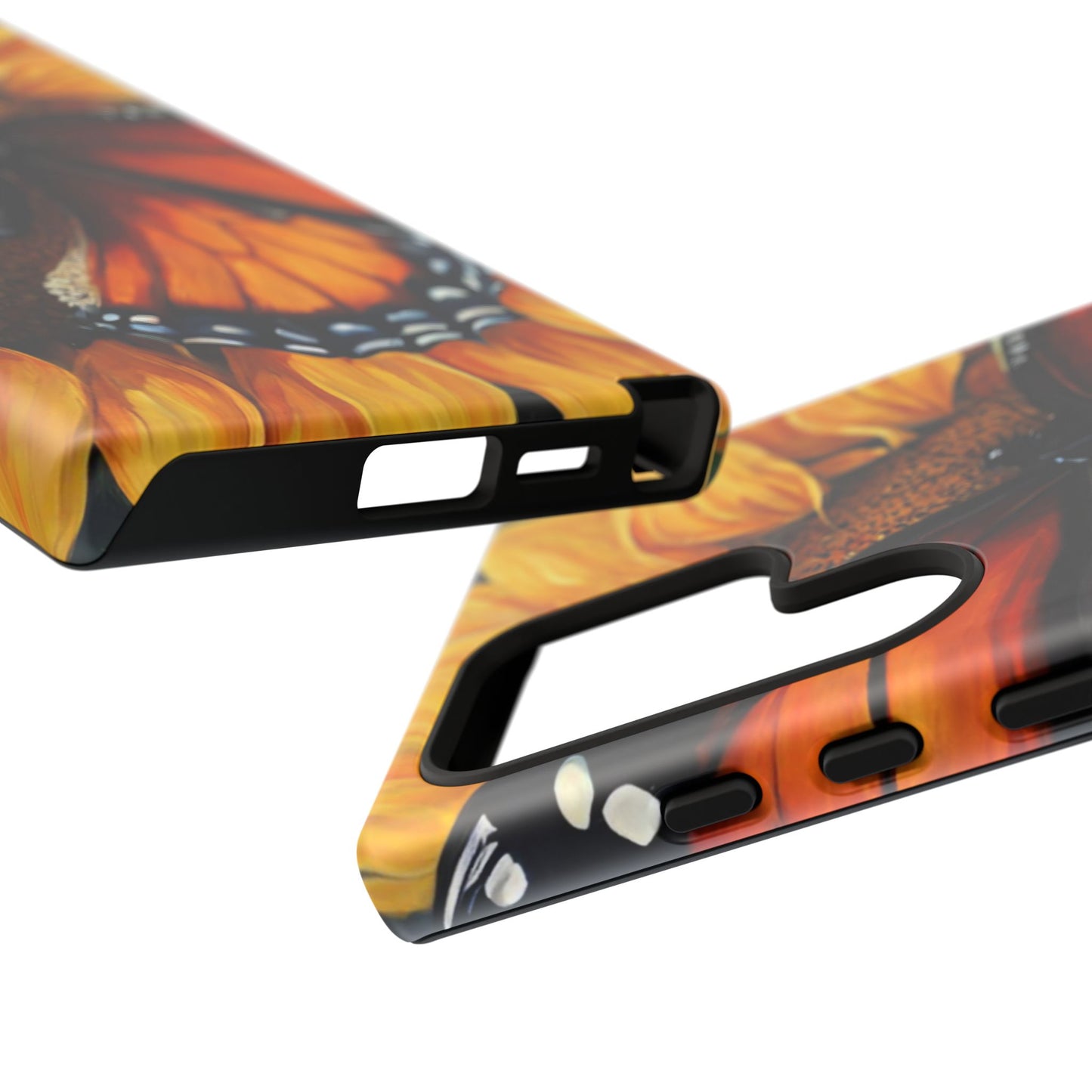 Monarch Butterfly & Sunflower Art – Samsung Galaxy Case