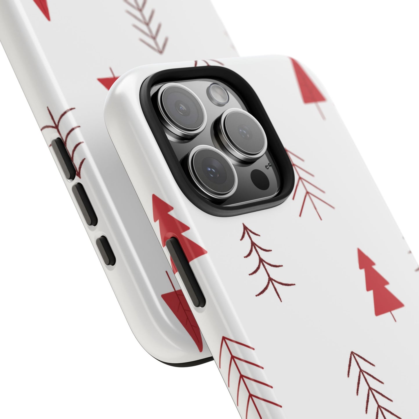 Scandi Red Pine Trees - iPhone Series Case