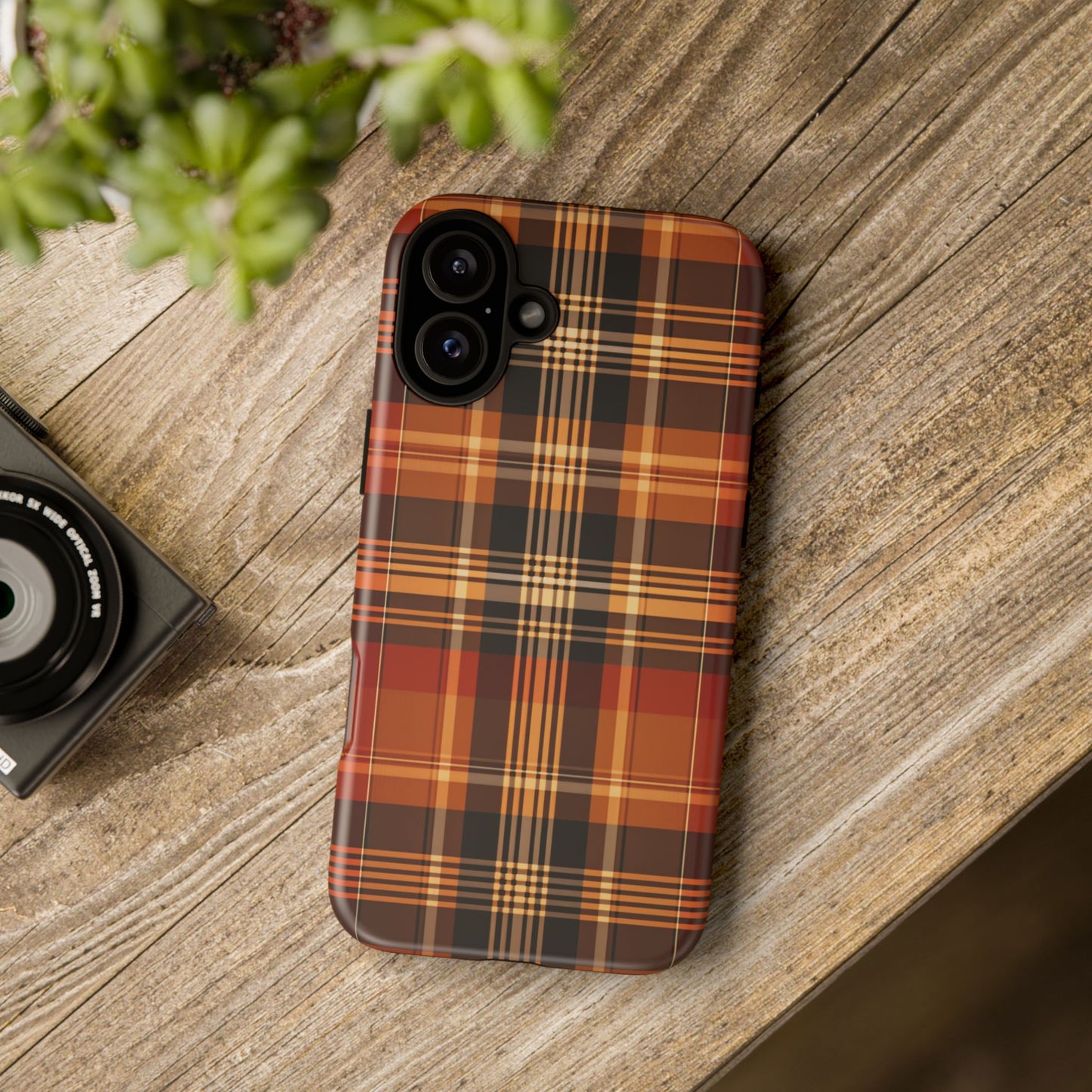 Vintage Charm Plaid Phone Case - Stylish Protection!