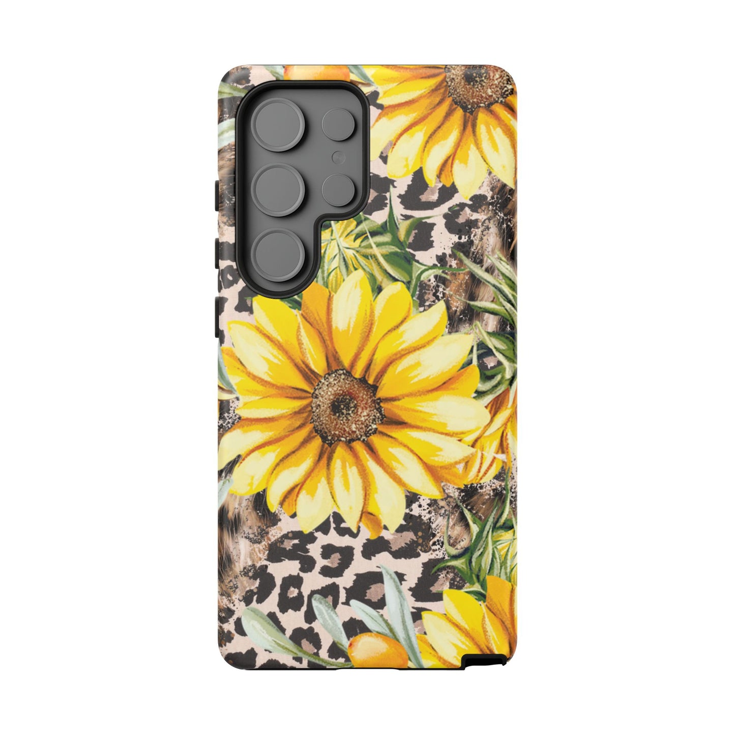 Leopard Sunflower Chic - Samsung Galaxy Series Case