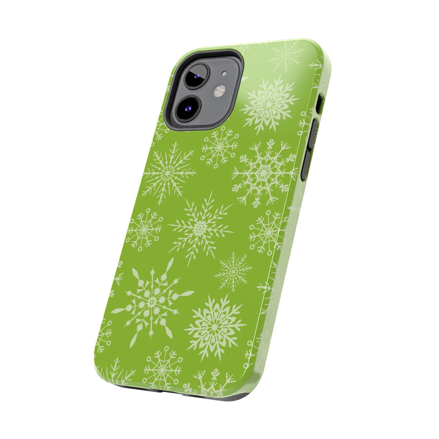 Green Snowflake Pattern – iPhone Series Case