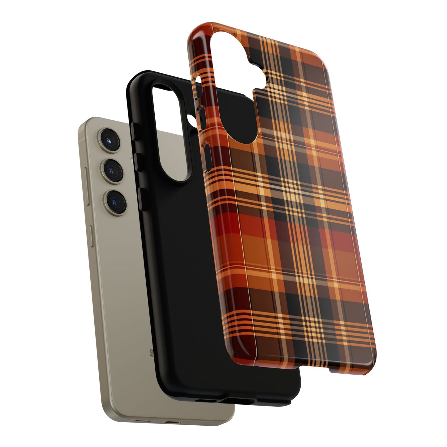 Vintage Charm Plaid Phone Case - Stylish Protection!