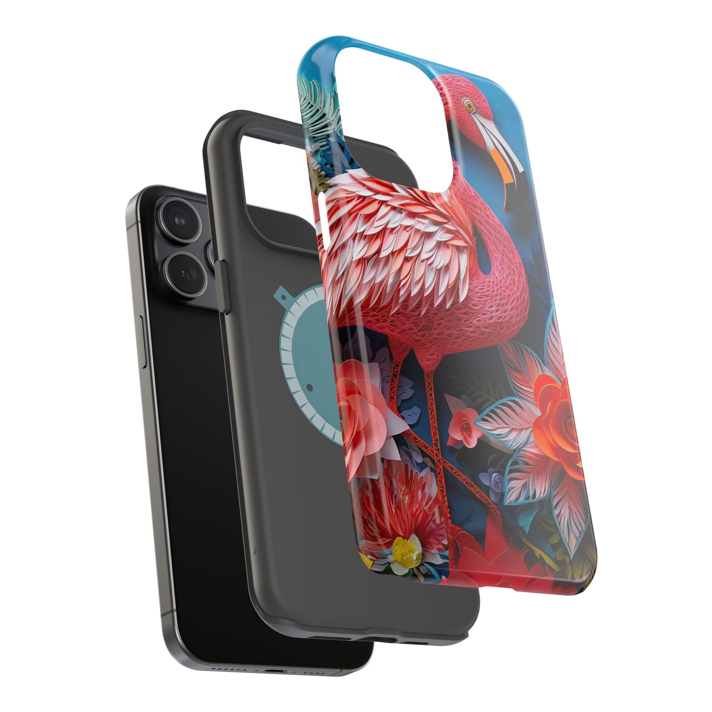 Flamingo Dreams – Bold Tropical MagSafe iPhone Case