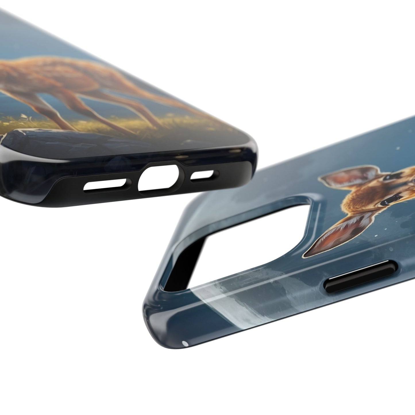 iPhone Case – Enchanted Fawn Under the Moonlit Sky