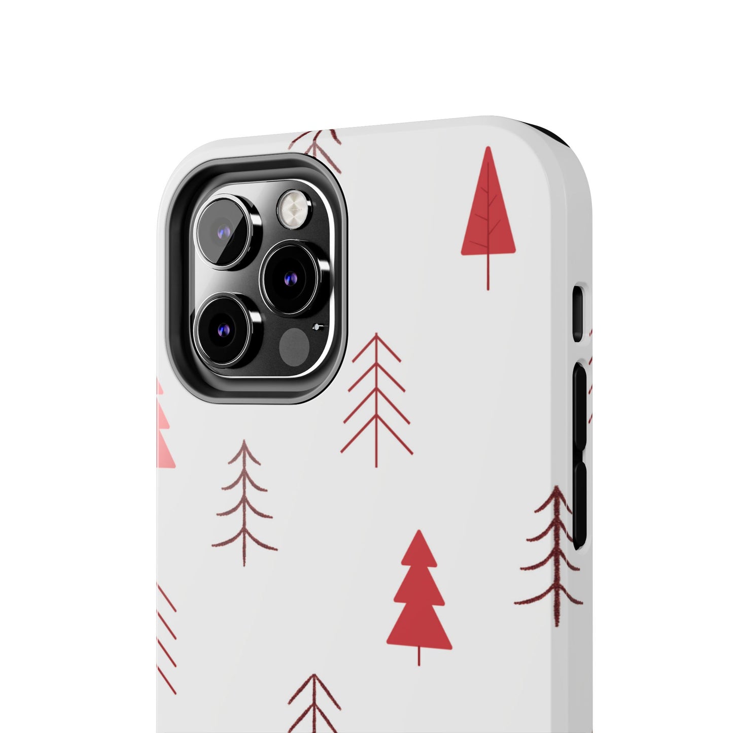Scandi Red Pine Trees - iPhone Series Case