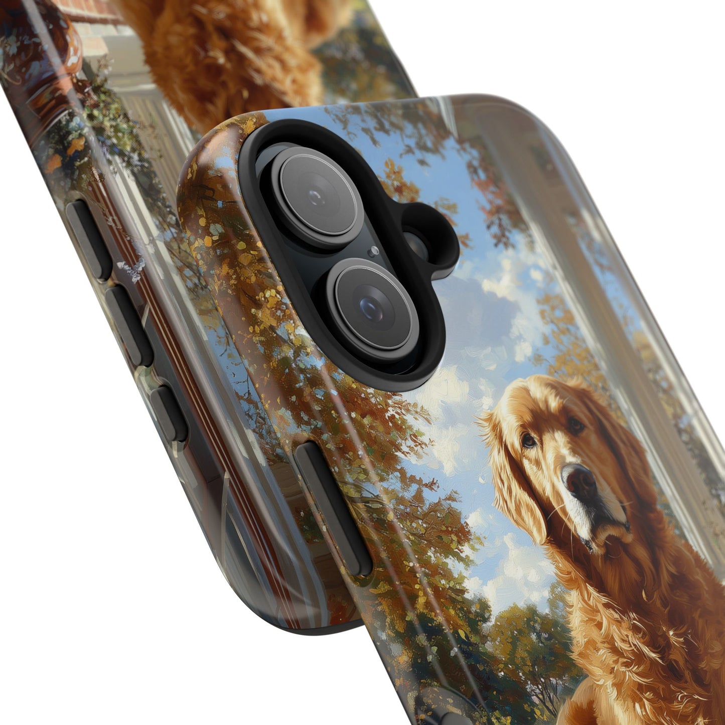 Golden Retriever Autumn Serenity - iPhone Series Case