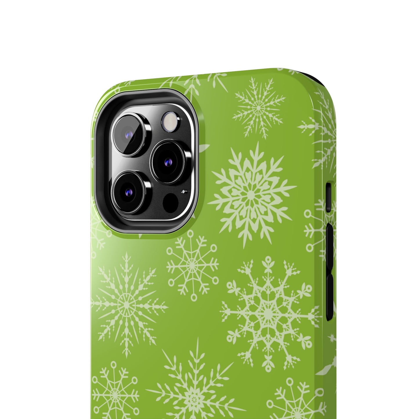 Green Snowflake Pattern – iPhone Series Case