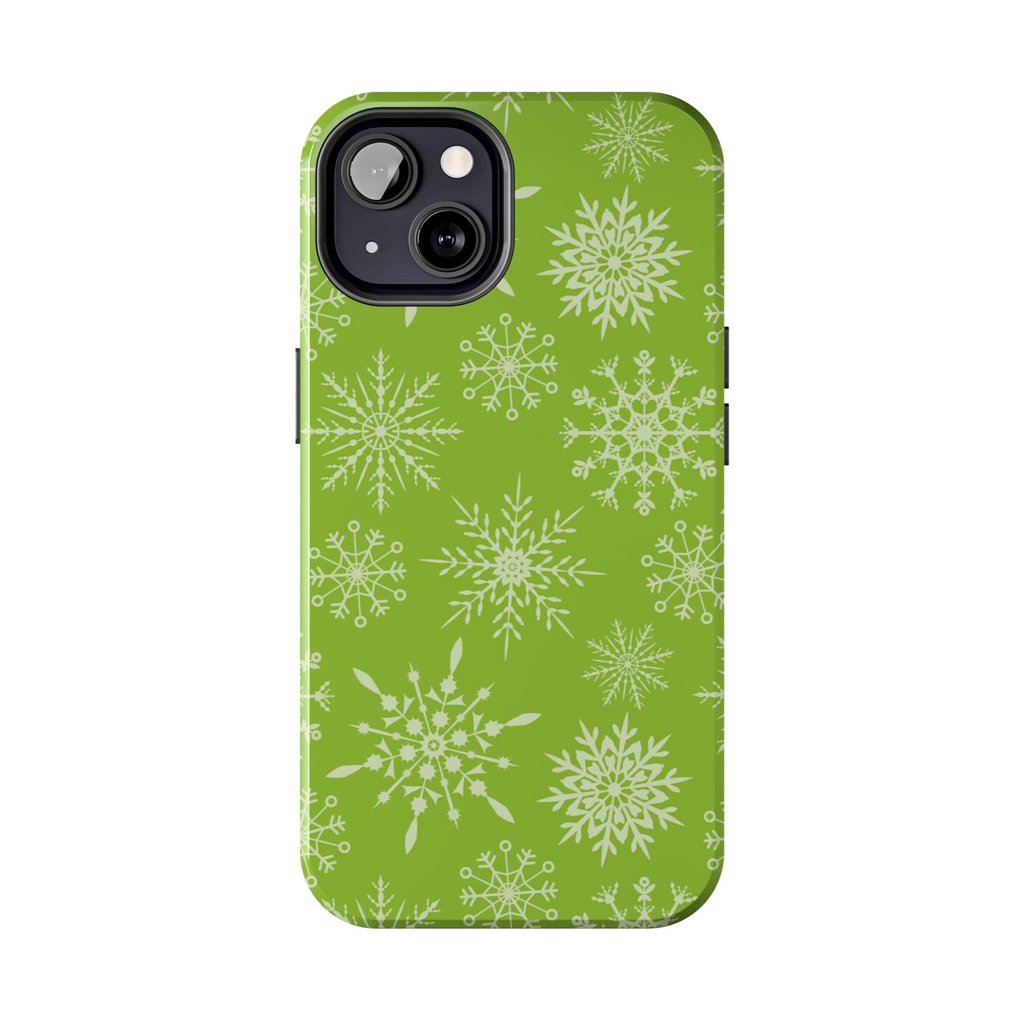 Green Snowflake Pattern – iPhone Series Case