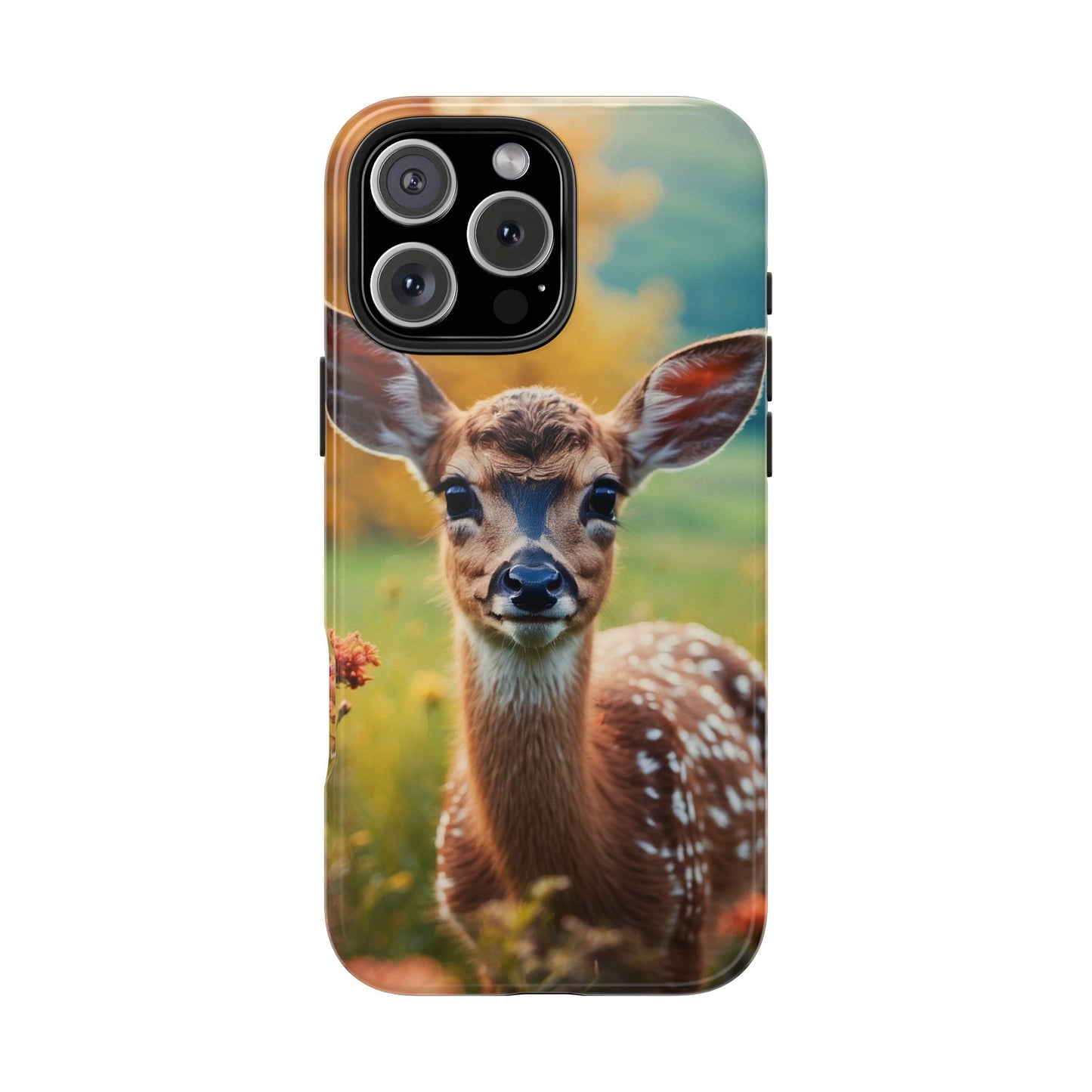 Golden Meadow Fawn iPhone Case