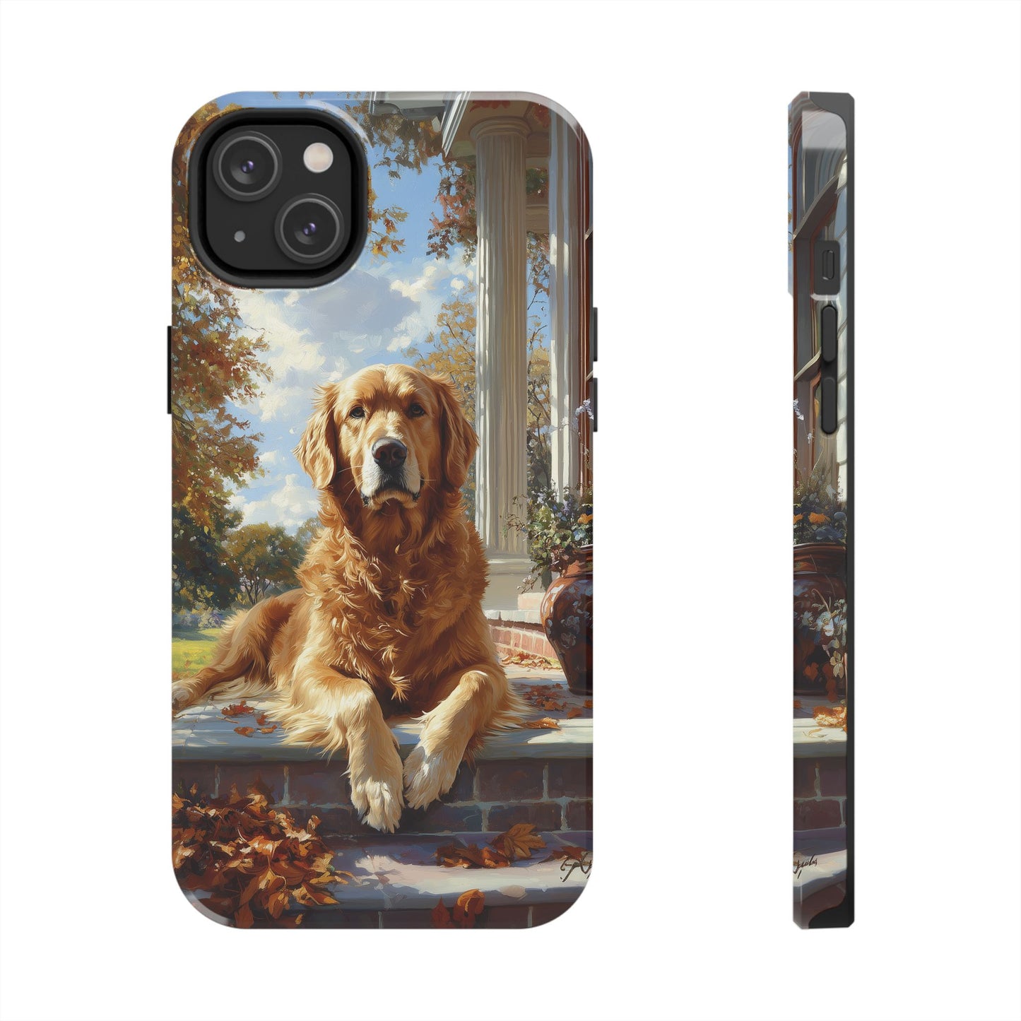 Golden Retriever Autumn Serenity - iPhone Series Case