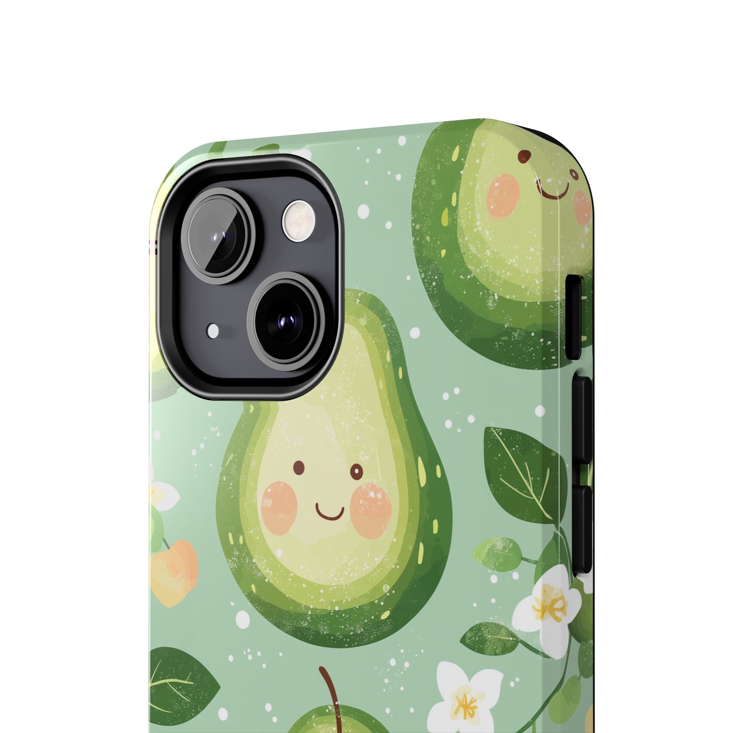 Smiling Avocados Tough iPhone Case – Cute Avocado Design, Dual - Layer Protection - BOGO Cases