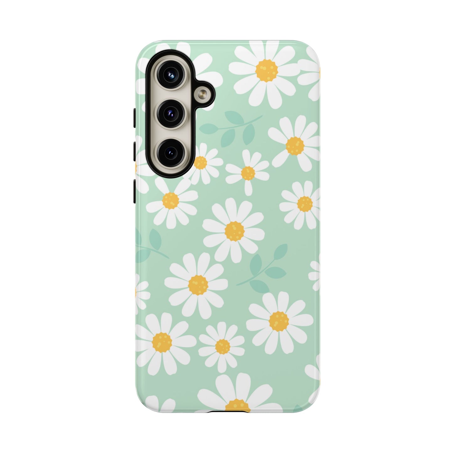 Charming Daisy Floral Tough Samsung Galaxy Case – Spring Pastel Design, Shockproof & Slim