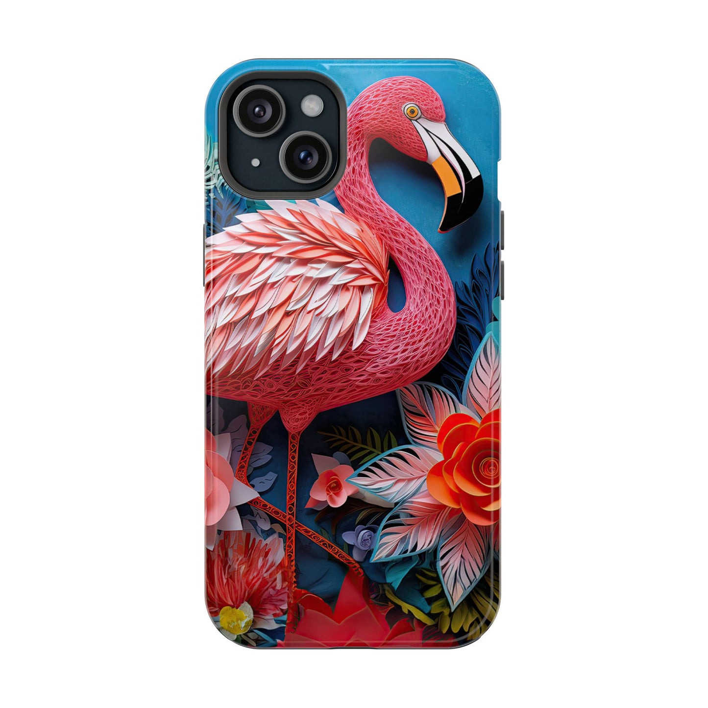Flamingo Dreams – Bold Tropical MagSafe iPhone Case