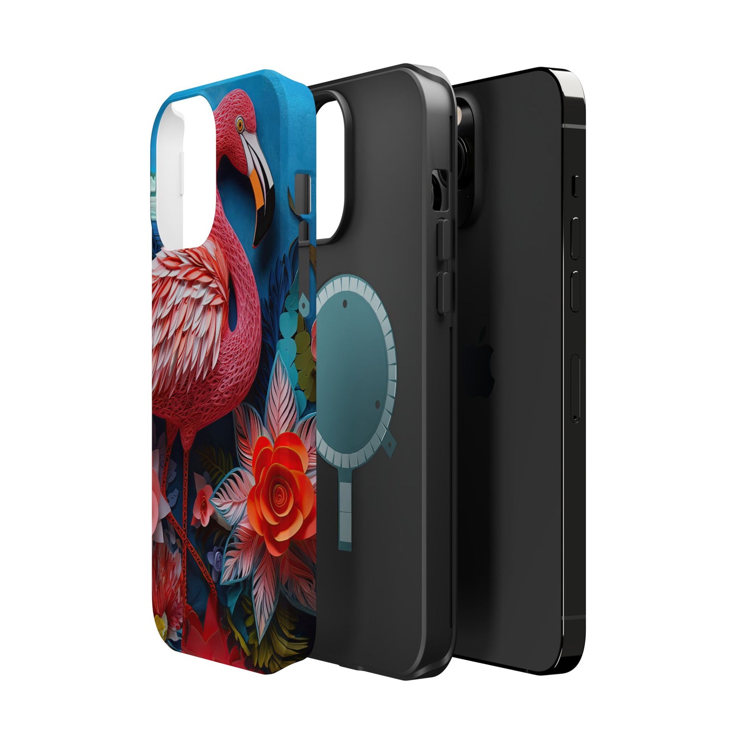 Flamingo Dreams – Bold Tropical MagSafe iPhone Case