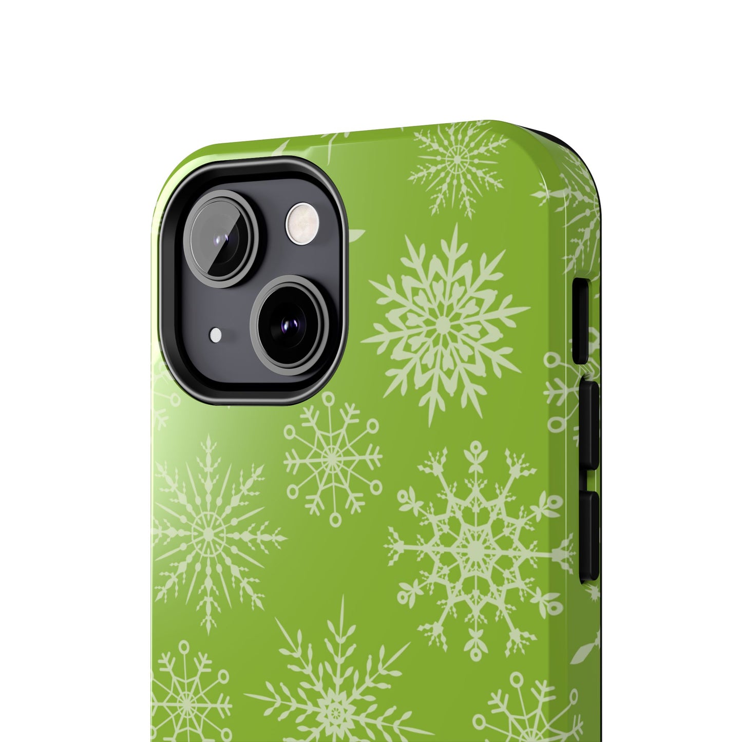 Green Snowflake Pattern – iPhone Series Case