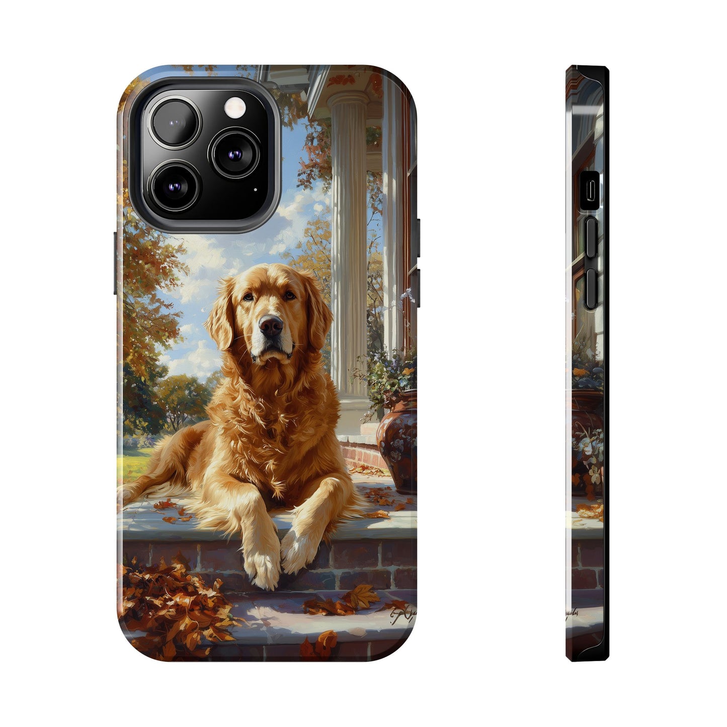 Golden Retriever Autumn Serenity - iPhone Series Case