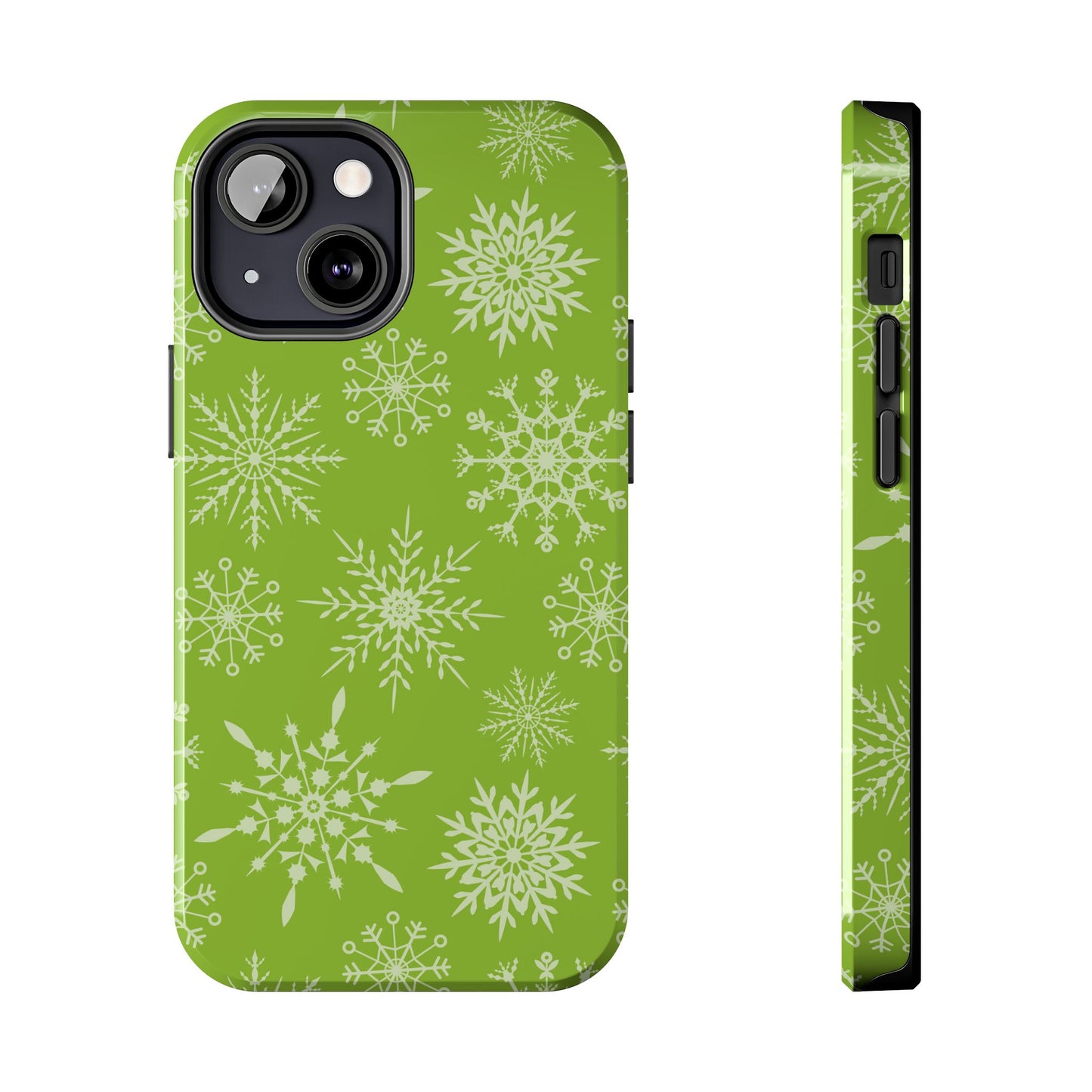 Green Snowflake Pattern – iPhone Series Case