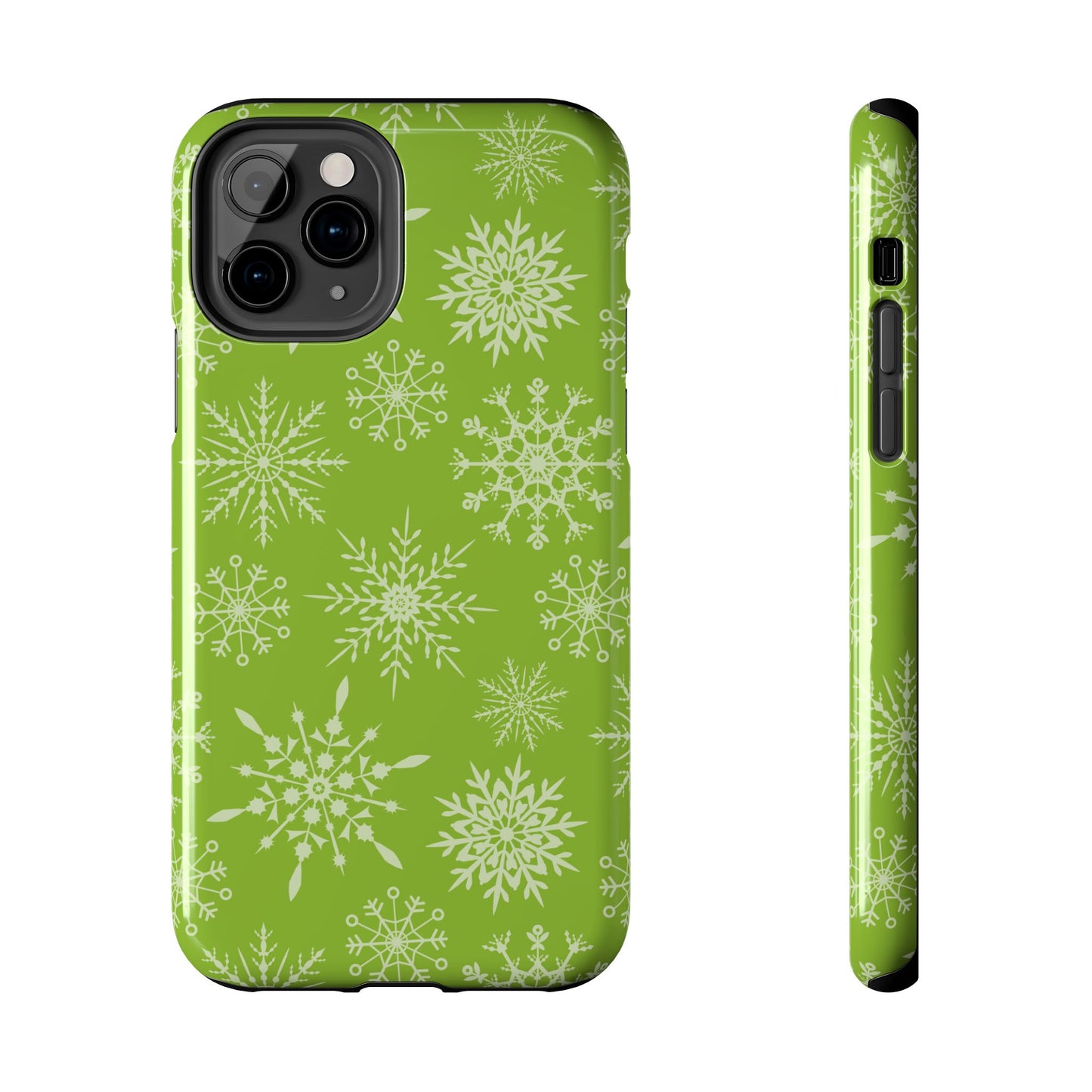 Green Snowflake Pattern – iPhone Series Case