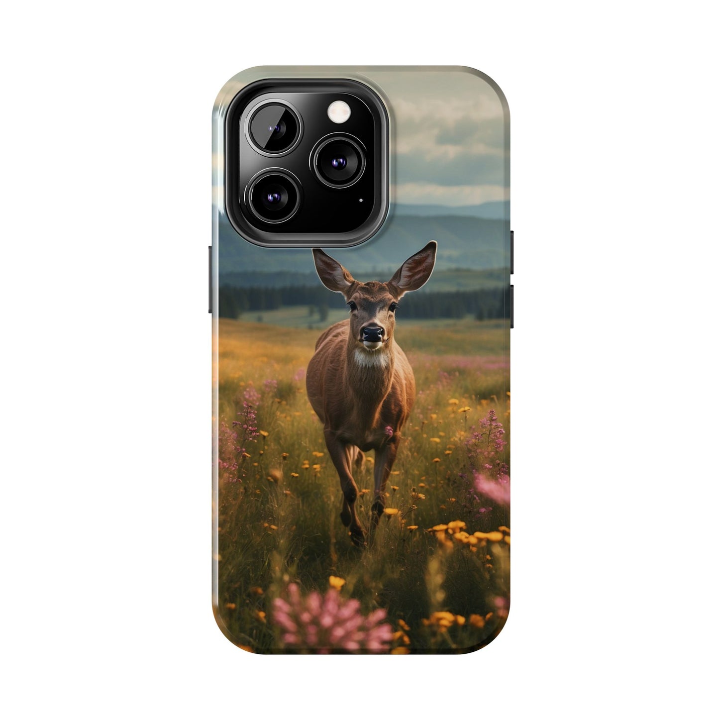 Rustic Meadow Deer – iPhone Case