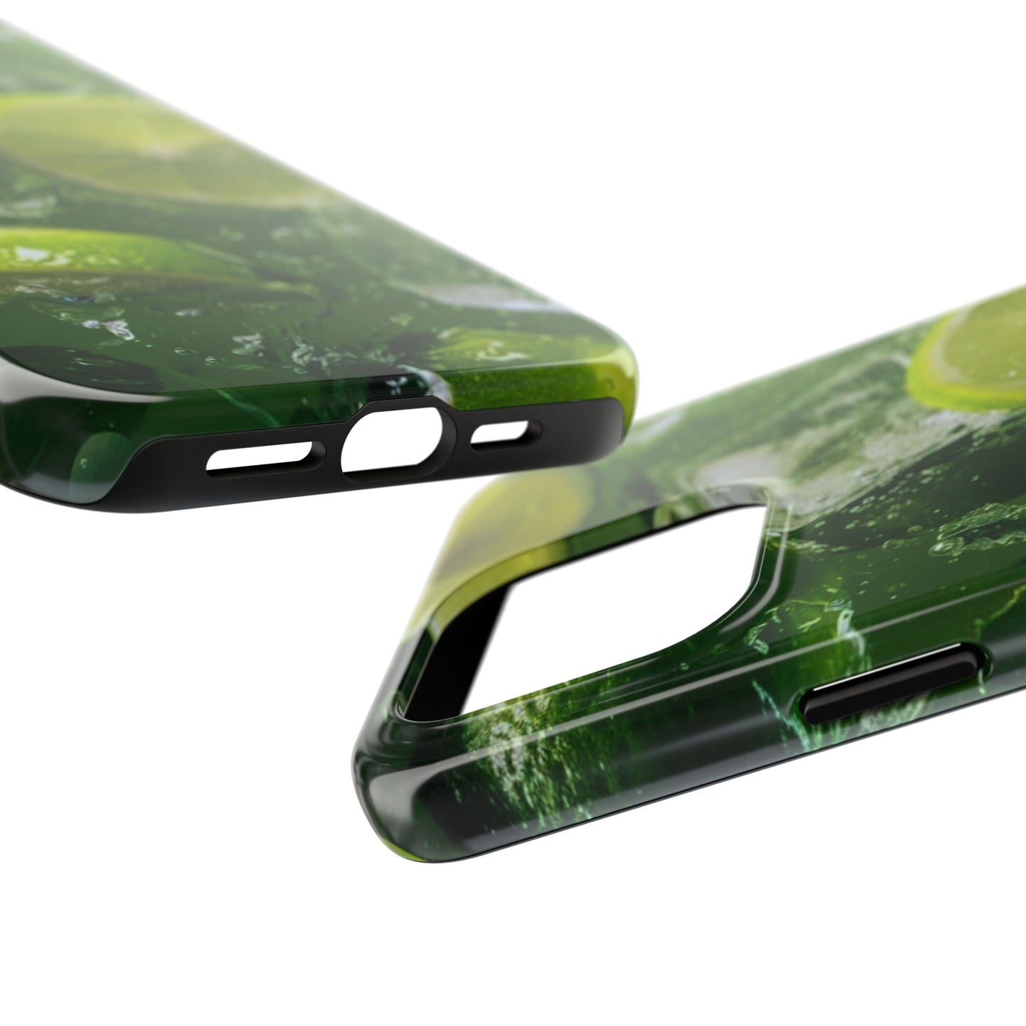 Refreshing Lime Splash iPhone Case – Tough Protection, Vivid Dual - Layer Design - BOGO Cases