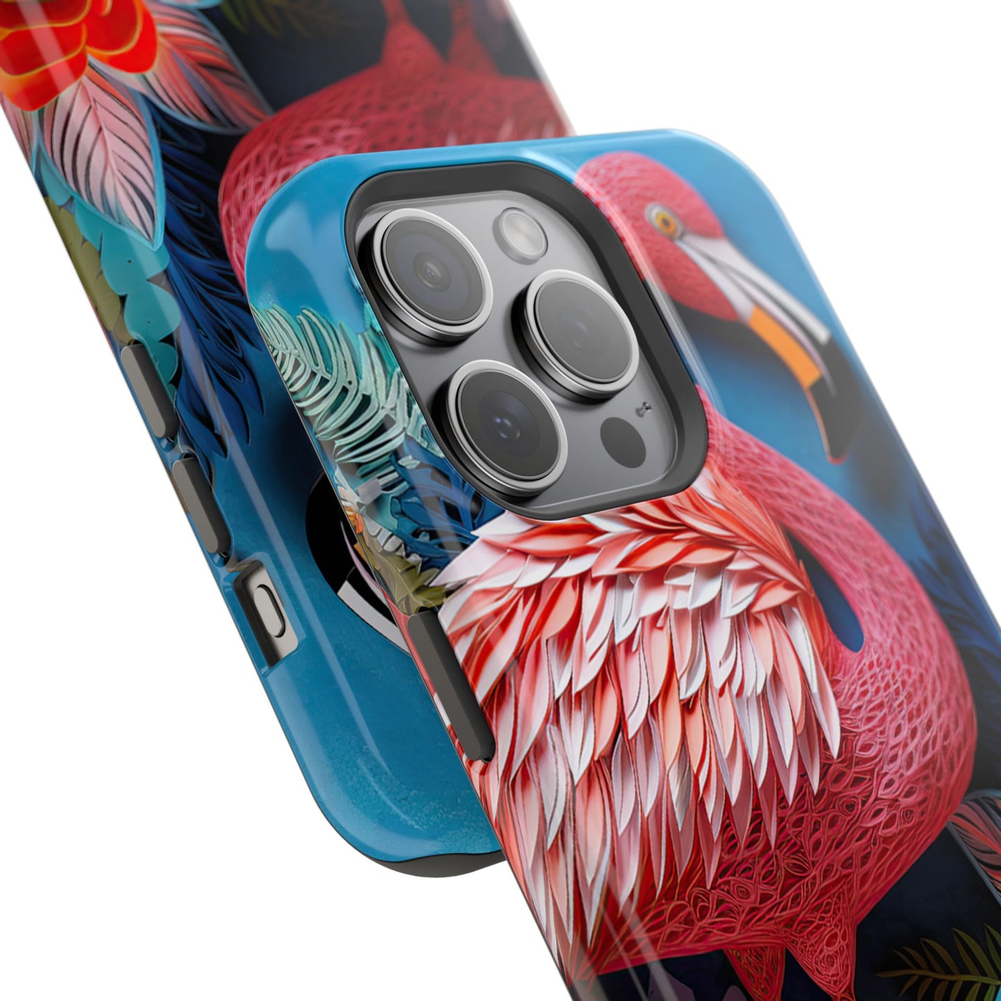 Flamingo Dreams – Bold Tropical MagSafe iPhone Case
