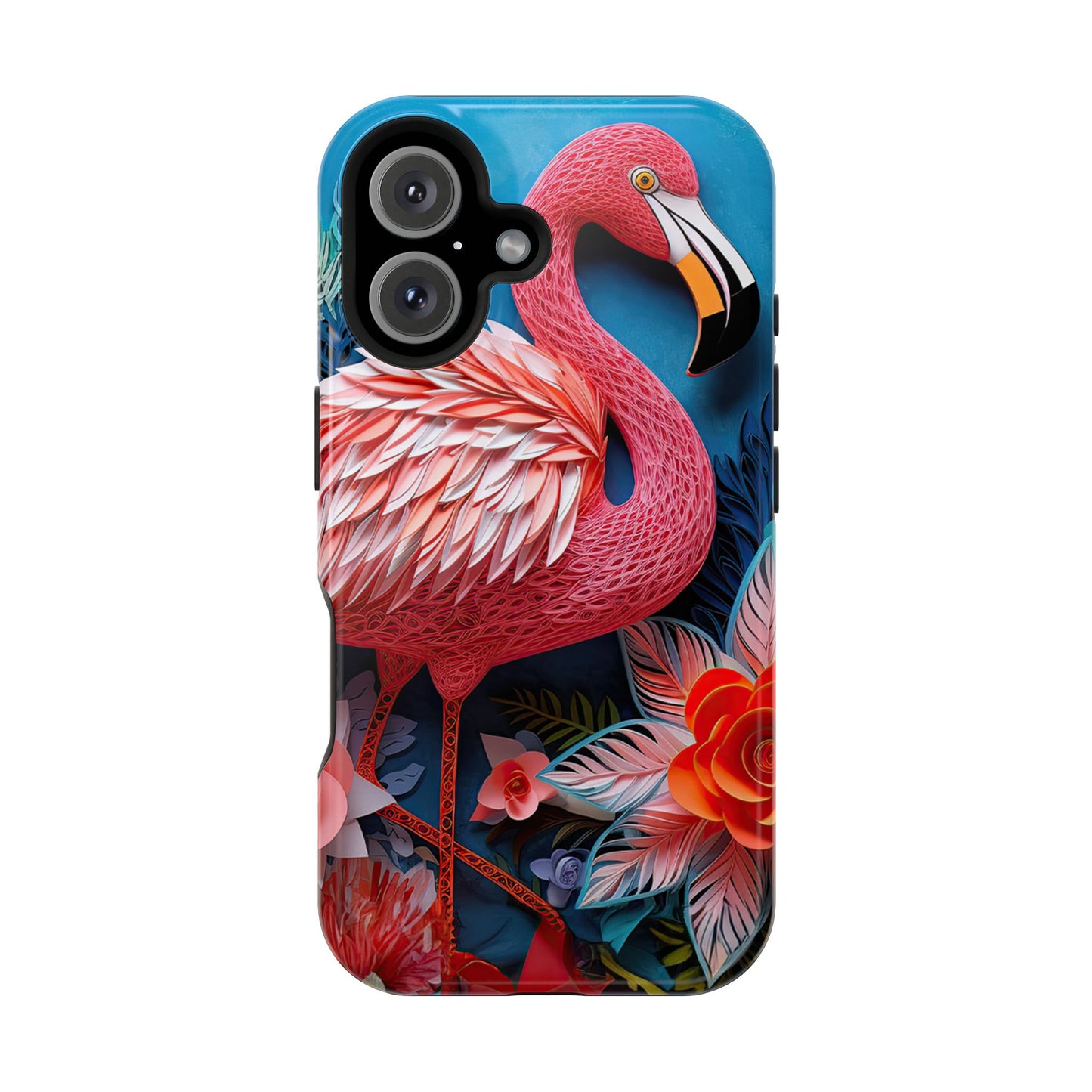 Flamingo Dreams – Bold Tropical MagSafe iPhone Case
