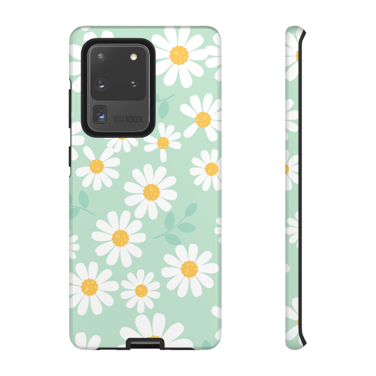 Charming Daisy Floral Tough Samsung Galaxy Case – Spring Pastel Design, Shockproof & Slim