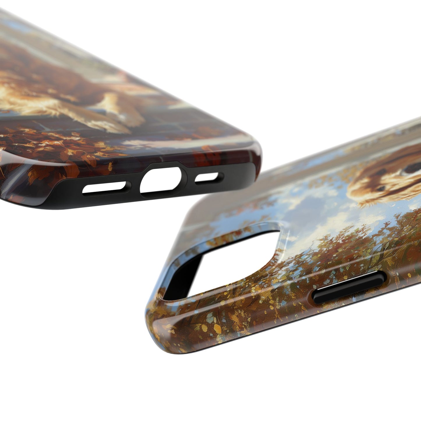 Golden Retriever Autumn Serenity - iPhone Series Case