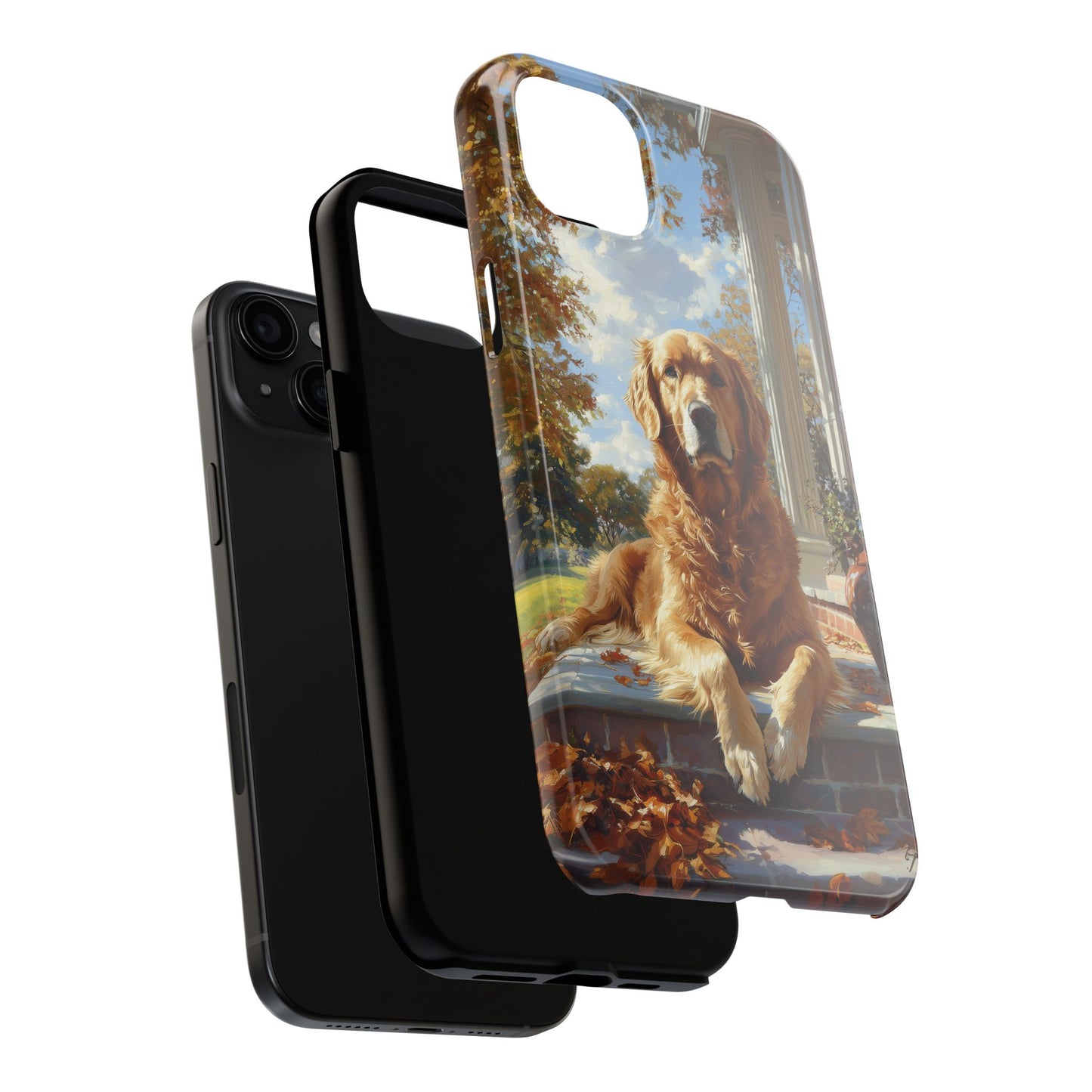 Golden Retriever Autumn Serenity - iPhone Series Case