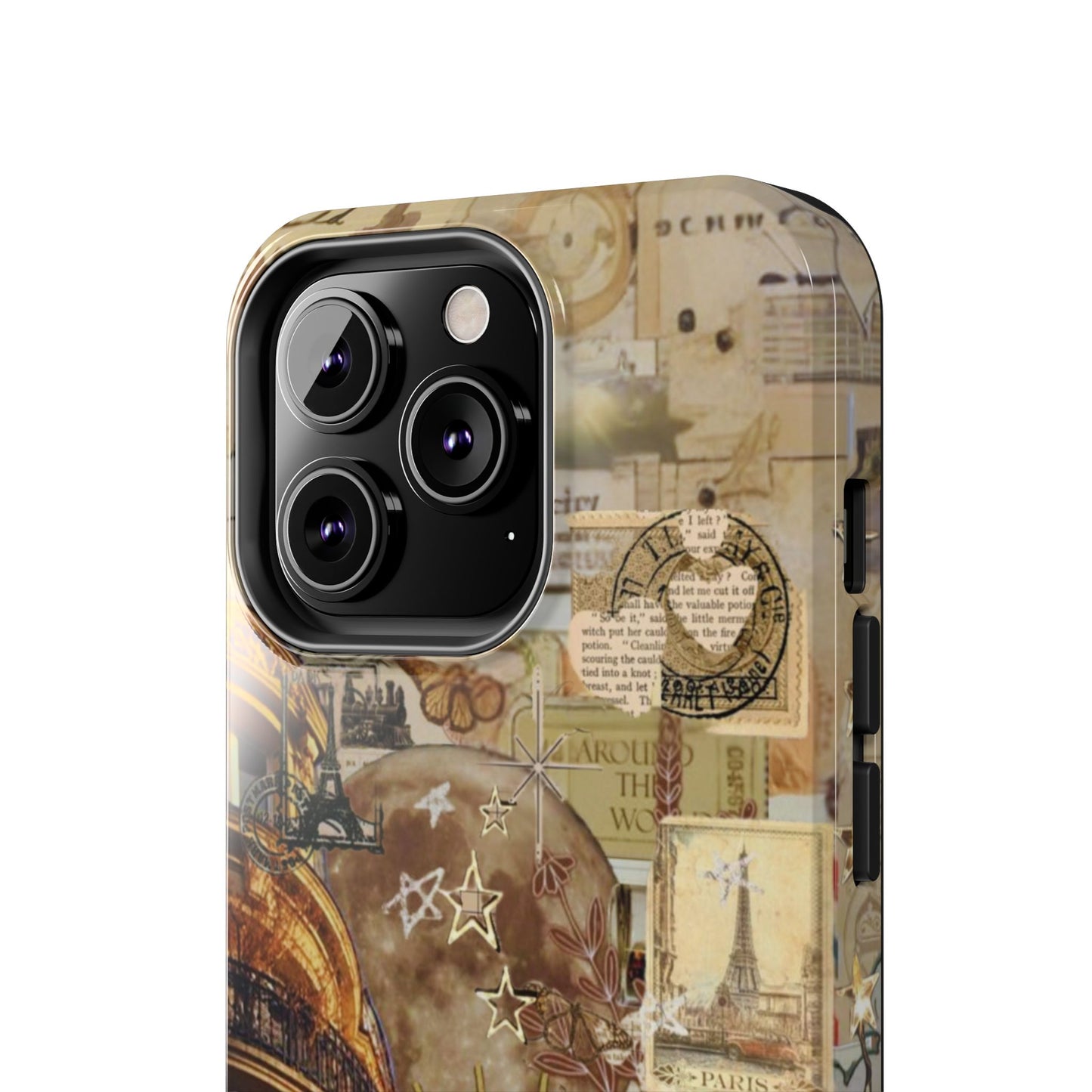 Parisian Dream Collage iPhone Case – Dual - Layer Protection with Vintage French Aesthetic - BOGO Cases