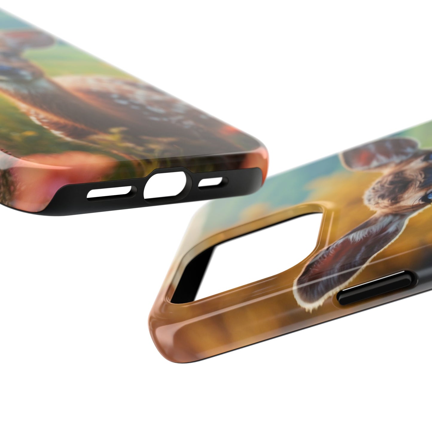 Golden Meadow Fawn iPhone Case