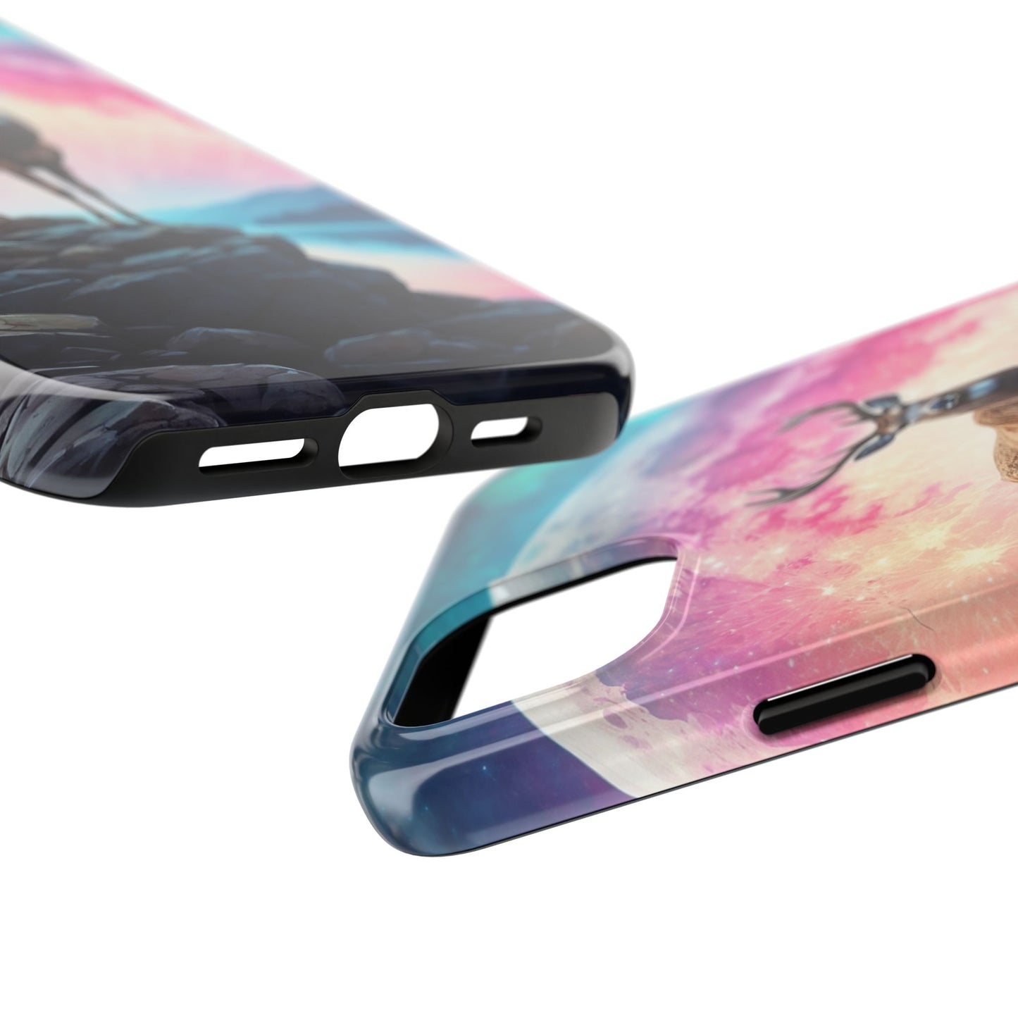 Stag in Moonlit Glow iPhone Case
