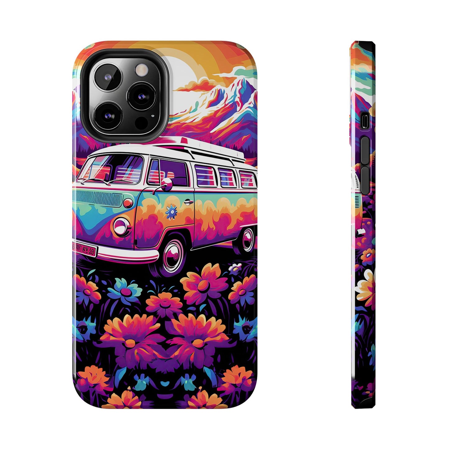 Groovy Floral Sunset Van – iPhone Series Case