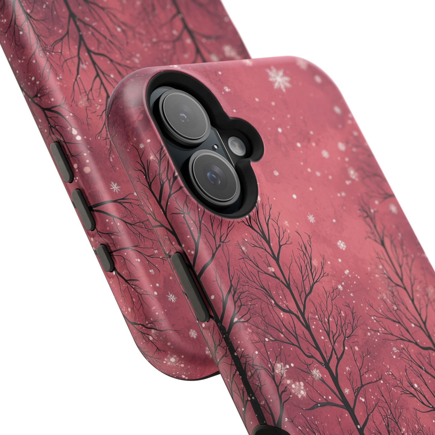 Pink Winter Twilight Forest - MagSafe iPhone Series Case