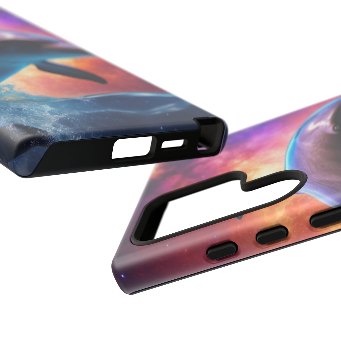 Cosmic Dolphin Galaxy Art - Samsung Galaxy Case