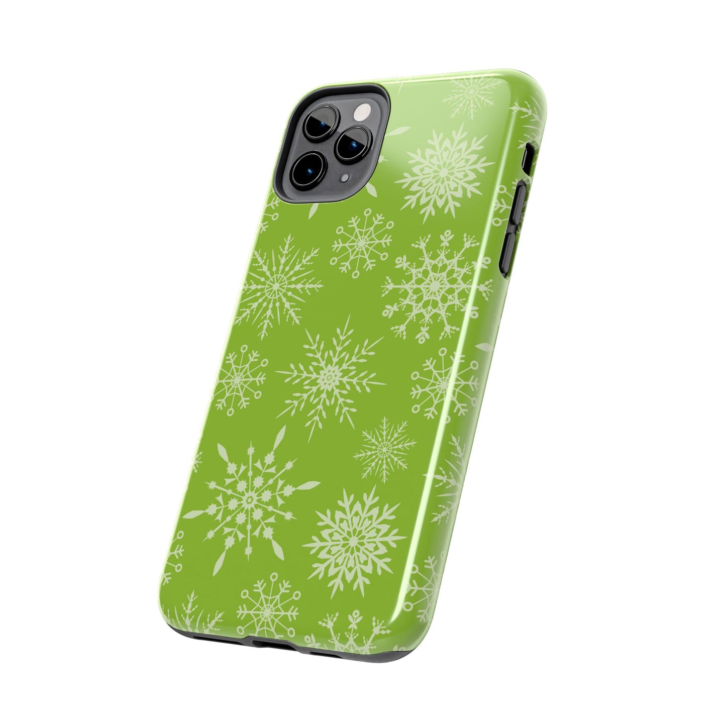 Green Snowflake Pattern – iPhone Series Case
