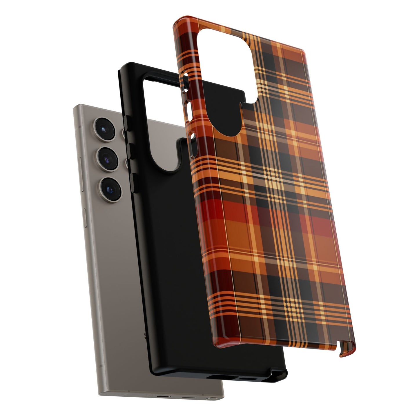 Vintage Charm Plaid Phone Case - Stylish Protection!