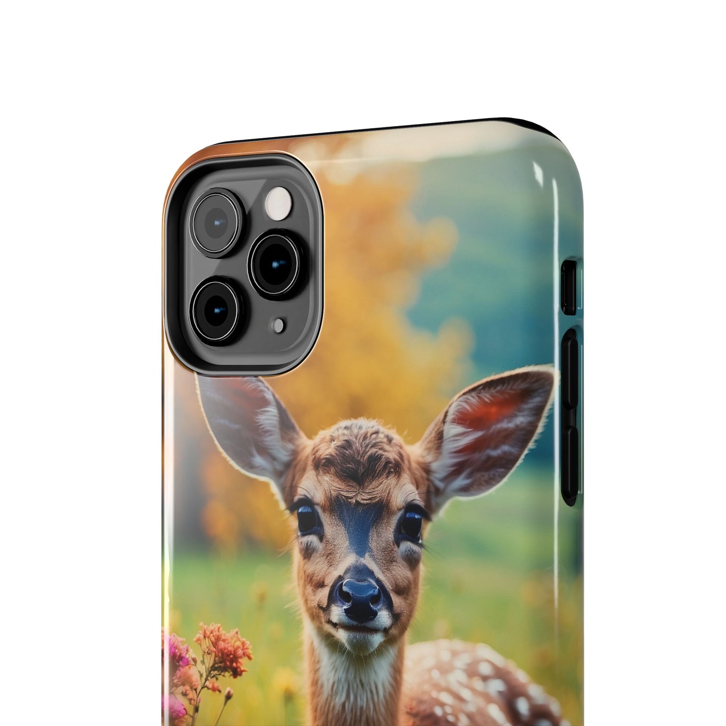 Golden Meadow Fawn iPhone Case
