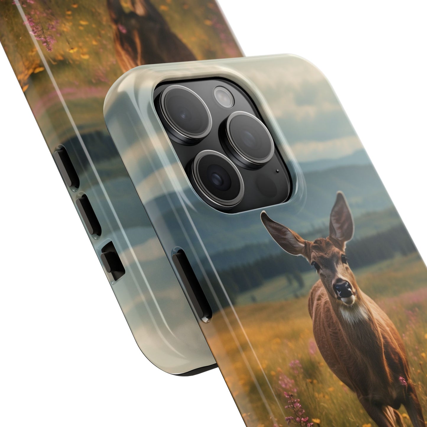 Rustic Meadow Deer – iPhone Case