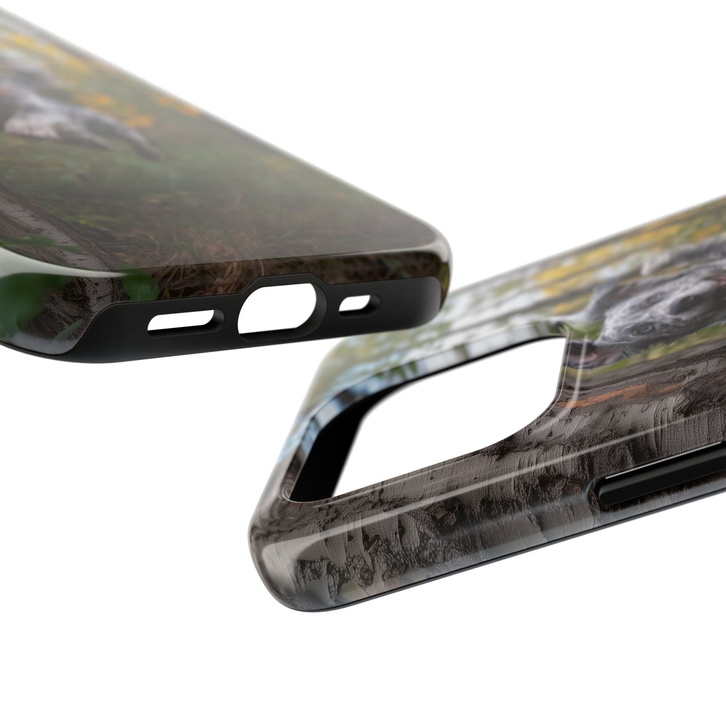 Happy Forest Dog iPhone Case – Nature-Inspired Protective Cover