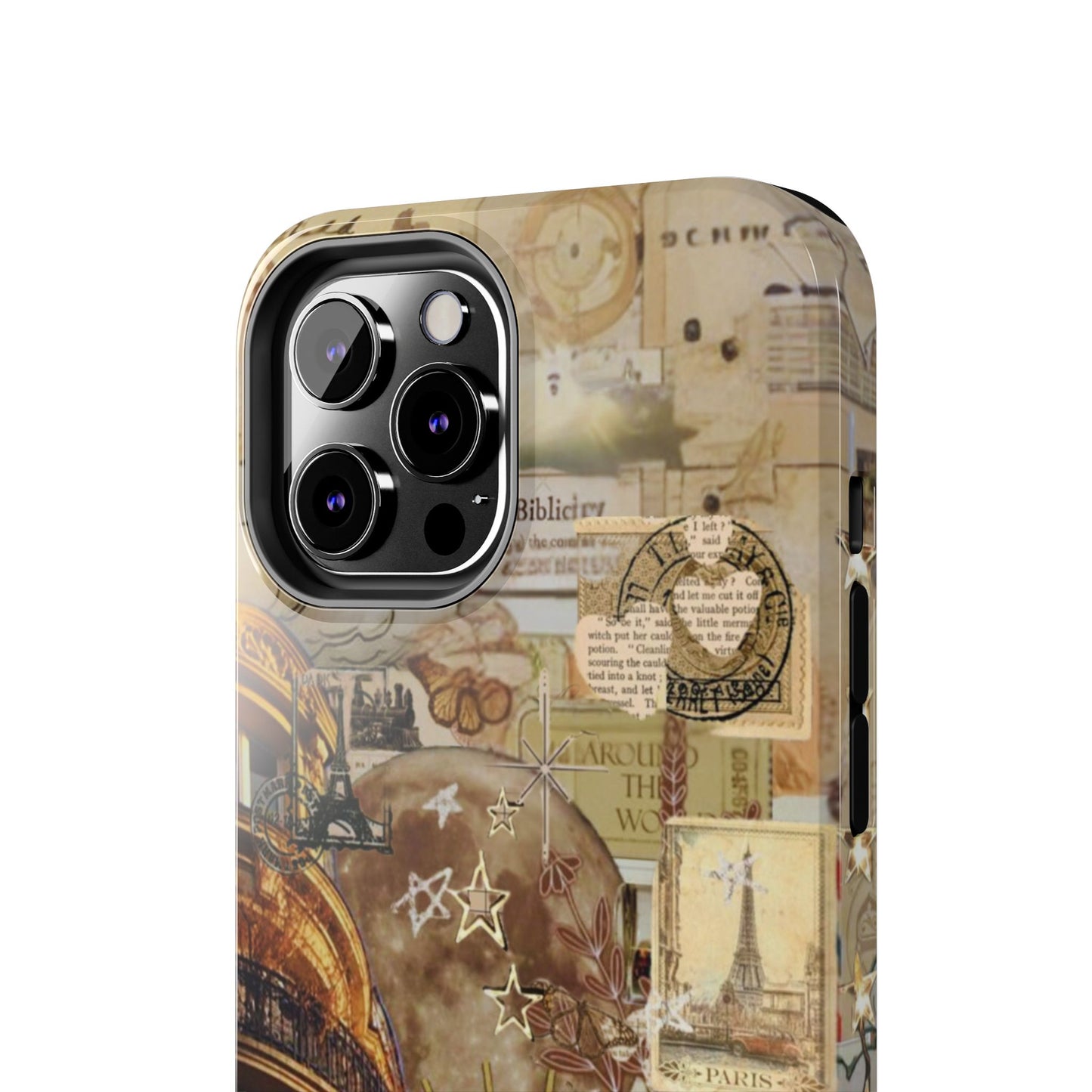 Parisian Dream Collage iPhone Case – Dual - Layer Protection with Vintage French Aesthetic - BOGO Cases