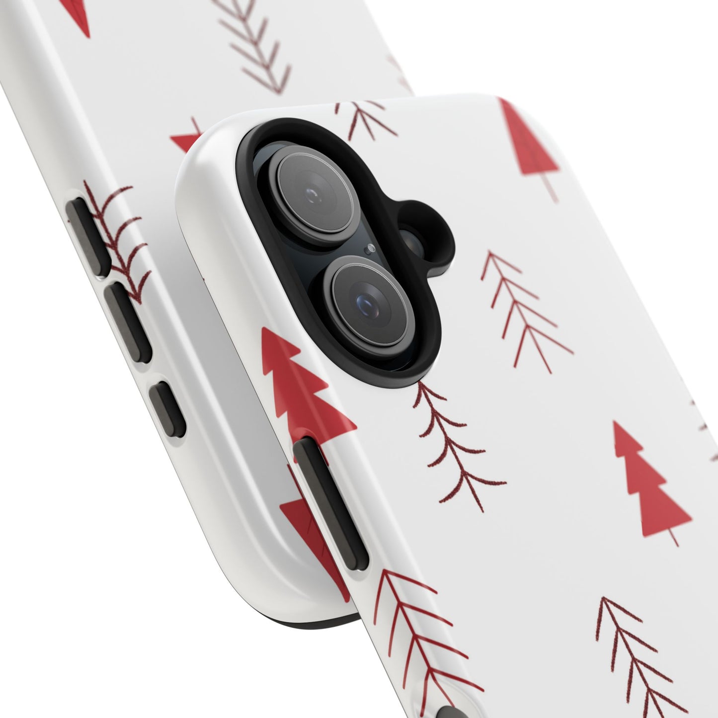 Scandi Red Pine Trees - iPhone Series Case