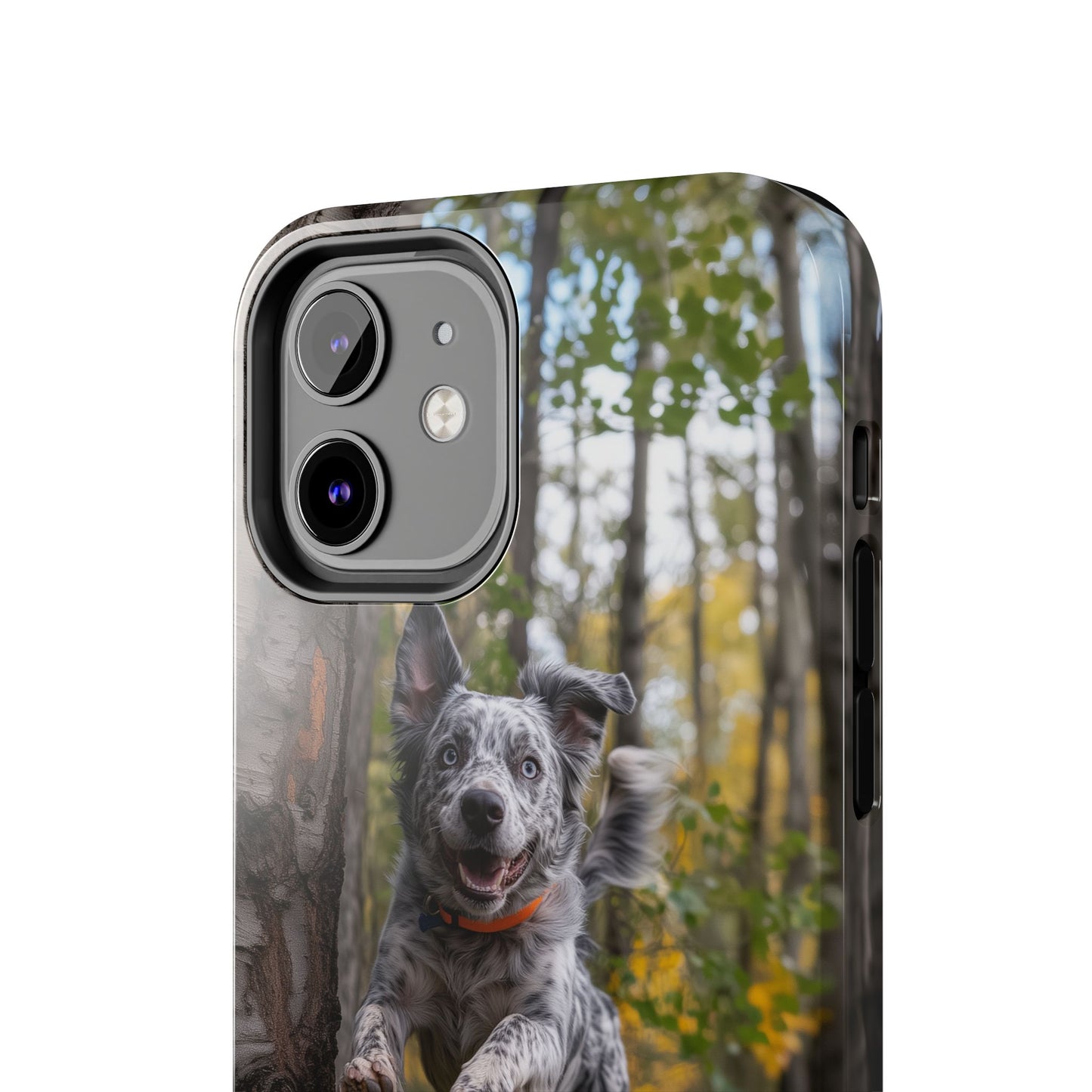 Happy Forest Dog iPhone Case – Nature-Inspired Protective Cover