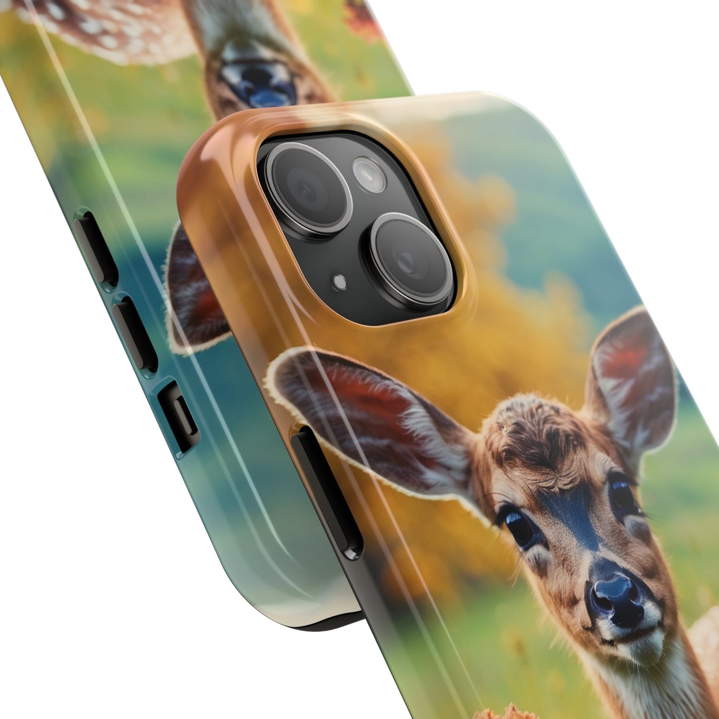 Golden Meadow Fawn iPhone Case