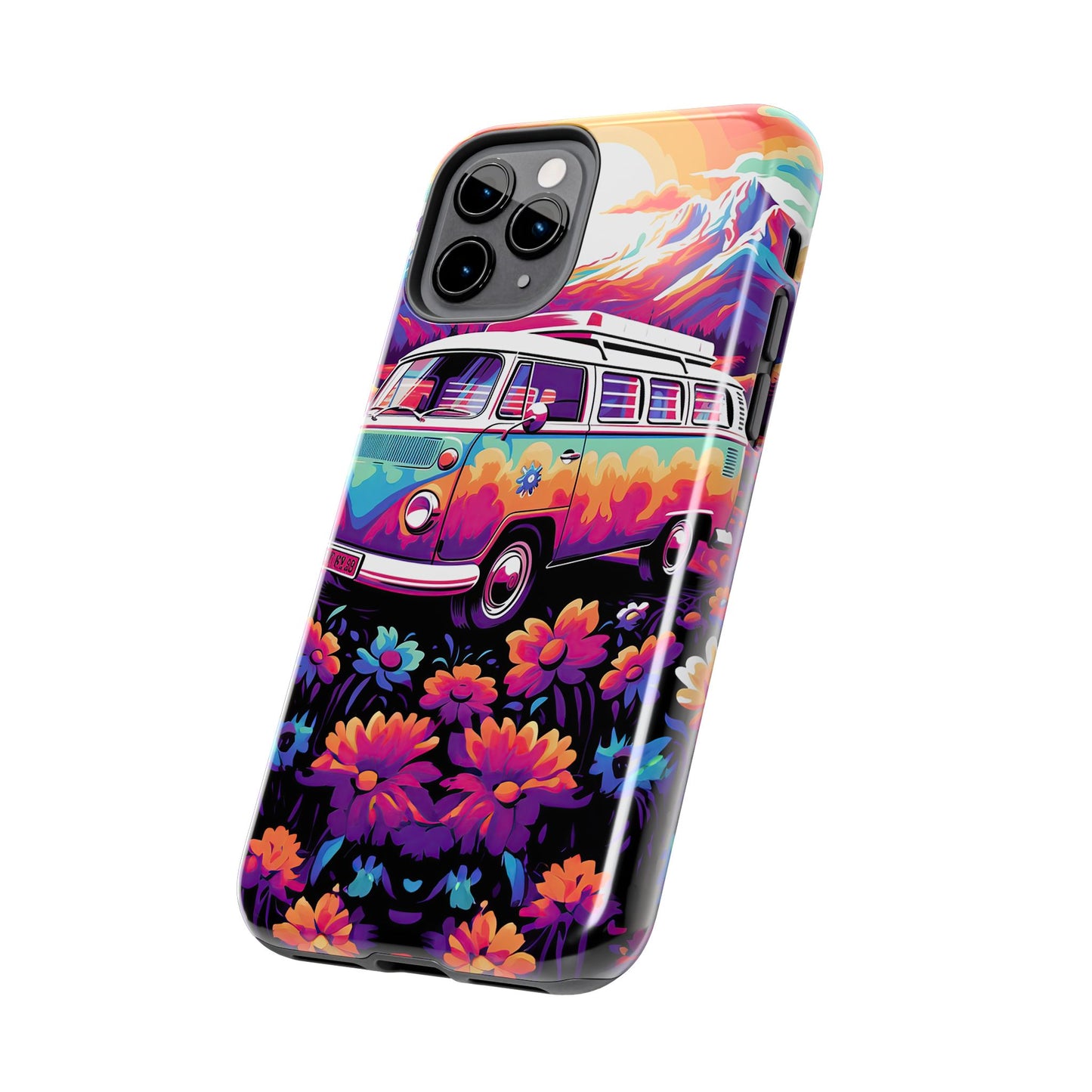 Groovy Floral Sunset Van – iPhone Series Case